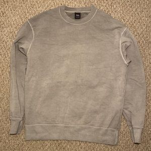 Zara Mens Acid Wash Sweatshirt Grey